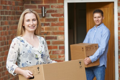 Removal van and moving team serving South Tottenham homes
