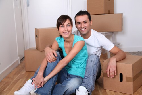 Moving boxes and furniture for a South Tottenham relocation