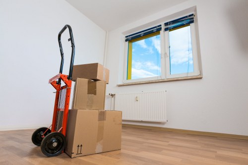 Customer booking details for a man and van service