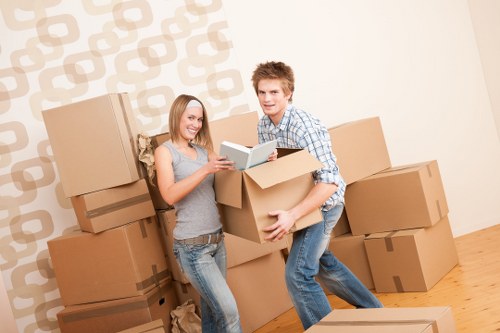 Packing and furniture handling for a local move